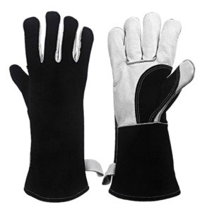 Guantes de Soldadura Tig CAPTAIN INDUSTRY CI-WG-107 de la Mejor Calidad, Guantes de Seguridad de Piel de Cabra Impermeables y Antideslizantes para Todo el Dedo - Product Image 4