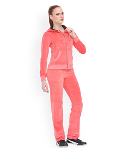 Conjunto Deportivo de 2 Piezas de Terciopelo 100% Algodón, Sudadera con Capucha y Pantalones de Chándal para Mujer, Invierno, Ecológico, Ligero, para Gimnasio - Product Image 3