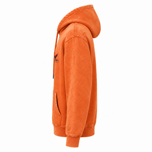 Sudadera con Capucha Moderna para Hombre, Material de Felpa Premium, Acabado Lavado, Corte Holgado, Puños Acanalados, Bolsillo Canguro, Ropa Casual Urbana - Product Image 3