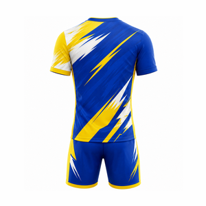 Maillot et Short de Football d'Été Sublimés Professionnels – Qualité Supérieure pour le Championnat, Séchage Rapide, 100% Polyester, Personnalisable - Product Image 2