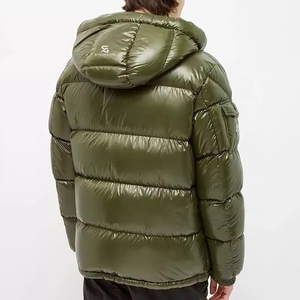 Blouson matelassé pour homme, col montant, chaud, brillant, en polyester, pour l'extérieur, style décontracté, collection hiver 2026 - Product Image 5