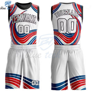 Custom Breathable Plus Size Basketball Jersey Shorts Set Sublimation Printed Team Uniform Sleeveless Quick Dry Sports - Product Image 2