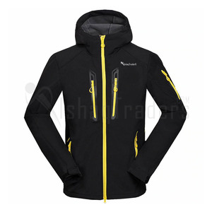 Veste polaire à capuche bleue pour homme, col montant, fermeture éclair intégrale, coupe-vent, respirante, écologique, décontractée, pour l'extérieur, hiver, coupe classique - Product Image 4