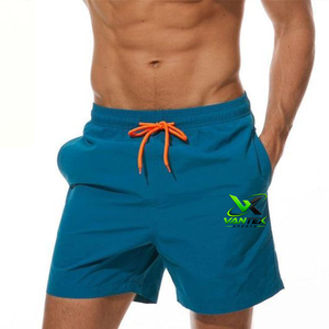 VANTEX SPORTS Pantalones Cortos de Playa Azules para Hombre con Cintura Verde Neón y Cordón Ajustable, Estampado por Sublimación Ecológico, de Secado Rápido, Casuales - Product Image 4