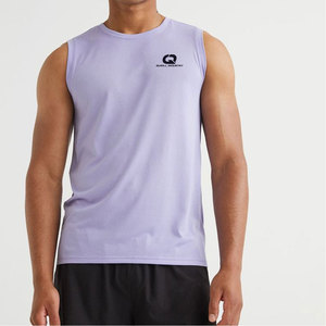 Camiseta Deportiva Premium de Poliéster/Algodón Transpirable para Hombre, Sin Mangas, Informal, para Entrenamiento de Verano y Uso Diario - Product Image 2