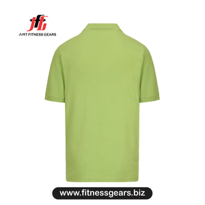 Men's Solid Color Short Sleeve Polo Shirt Quick Dry Knitted Casual Fit - Product Image 2