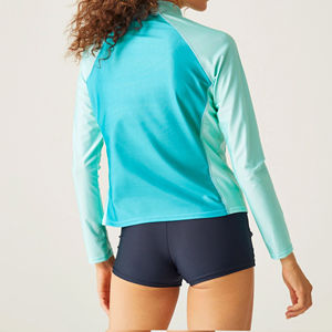 Best Logo Breathable Quick Dry Full Printed Full Sleeves Women <b>MMA</b> <b>Rash</b> <b>Guard</b> Custom Sublimation Design Custom Sizes Wholesale - Product Image 2