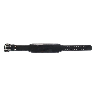 Ceinture de dips robuste en néoprène respirant avec support dorsal renforcé et fermeture à boucle, pour dips lestés et calisthénie, Noir/Rouge, pour haltérophilie - Product Image 2