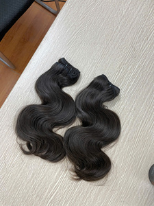 10-Inch Machine Double Weft Remy Vietnamese Human Hair Pre-Bonded Extensions Style <b>Body</b> <b>Wave</b> - Product Image 1