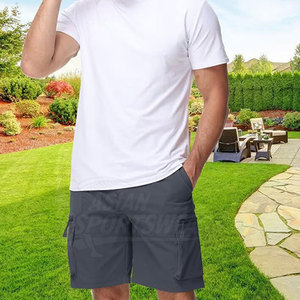 Meilleur Prix Collection en Gros Shorts Cargo Décontractés pour Hommes Taille Mi-Haute Solides Coutures Premium Respirants Écologiques Légers - Product Image 6