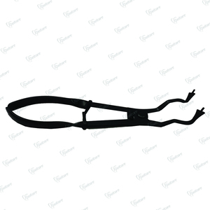 Lvory คีมเจาะเหล็กเหล็กสแตนเลสสีดำ, คีมเจาะเขื่อนยางสีดำ - Product Image 3