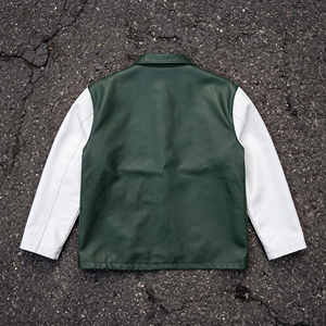 PU Leather Women's Leather Jacket With White Polyester Lining Full Sleeve Turn-down Collar Leather Jackets Ladies - Product Image 2