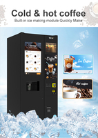 Máquina expendedora de café de grano a taza TCN Barista Quality, de pie, para interiores, totalmente automática, estación de espresso caliente para negocios