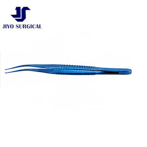 Pinzas Corneales de Titanio de Grado Médico Troutman-Barraquer Colibri de 73 mm con Puntas Finas de 0.12 mm para Cirugía de Cataratas Corneales Jiyo Surgical - Product Image 3