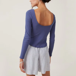 Shorts de sport décontractés d'été personnalisés pour femmes avec taille élastique, poches et cordon de serrage - Product Image 3