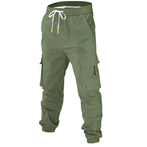 Pantalones Cargo para Hombre de Alta Calidad, Multibolsillos, Poliéster Ripstop, Ropa de Trabajo, Cintura Media, Corte Ajustado, Fabricante OEM Personalizado, Venta al Por Mayor - Product Image 3