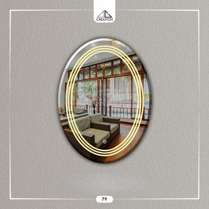 Espejo LED Contemporáneo con Sensor Táctil de Encendido/Apagado, Diseño Decorativo de Pared sin Marco, Ecológico y Ligero - Product Image 5