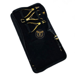 Premium Gold Hair Extension Tool <b>Set</b> – Stainless Steel Pliers Kit with Loop Needle <b>Crochet</b> Hook Razor & Storage Case Salon Use - Product Image 6