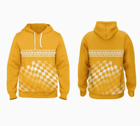 Sweat-shirt à capuche pour homme avec imprimé drapeau à carreaux violet, décontracté, à manches longues