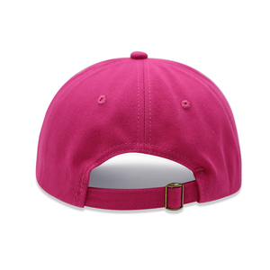 Casquette de baseball non structurée à 6 panneaux en 100 % coton avec logo brodé personnalisé et impression en relief sur tissu sergé pour entreprise - Product Image 4