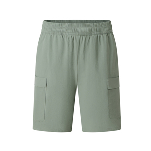 Nuevos pantalones cortos deportivos personalizados verde claro de alta calidad, sublimados en malla, informales, para baloncesto y correr, 5 pulgadas por encima de la rodilla, transpirables, para hombre. - Product Image 1