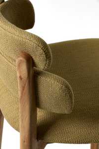 Modern Solid Wood Bar Chair Upholstered Counter <b>Stool</b> Contemporary Wooden Bar <b>Stool</b> Cafe Restaurant Furniture - Product Image 5