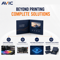 Brochure vidéo personnalisée avec écran LCD HD, album numérique, invitation de mariage, envoi promotionnel pour entreprises