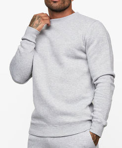 Sweat-shirt unisexe de haute qualité en coton 100% à col rond, personnalisé avec broderie sur le devant, essentiels vintage à manches longues pour homme - Product Image 5