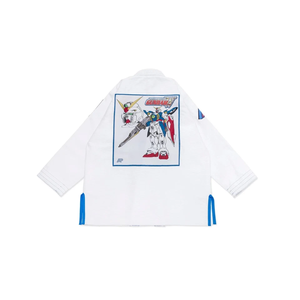 Kimono de Jiu-Jitsu Brésilien en Coton Blanc 450 GSM avec Sac de Transport, Tissage Perlé, Léger, pour Compétition et Entraînement, Personnalisable OEM - Product Image 2