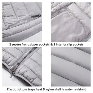Gilet matelassé pour femme avec isolation légère, confort chaud, tissu respirant et coupe élégante pour les activités hivernales en plein air - Product Image 2
