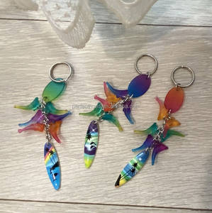 Impression UV Durable 3D Forme Touristique Souvenir Cadeau Porte-clés-Wholesale Ocean Park Animal Pattern PS Plastic Keychain - Product Image 4