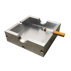 Cenicero de Cigarrillos de Metal de Diseño Clásico, Forma Redonda, Color Negro, Cenicero de Mesa para Cigarrillos y Cigarros, del Fabricante en India - Product Image 2