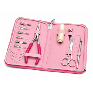 Servicio OEM ODM, Kit Profesional de Extensiones de Cabello Rosa para Estilistas, con Estuche Organizador Portátil para Salón y Precio al por Mayor - Product Image 1