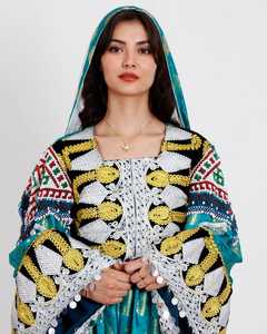 Traditional Women's Bohemian Long <b>Dress</b> Custom Color OEM ODM Manufacturer Afghani Casual <b>Dresses</b> Wholesale - Product Image 3