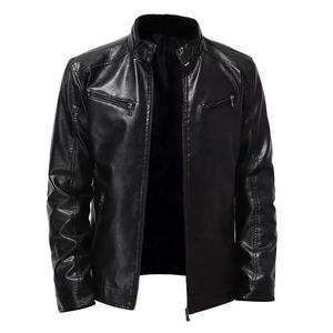 Veste de moto en cuir coupe-vent pour hommes approuvée CE Veste de motard élégante et durable pour l'hiver à un prix raisonnable à bas quantité minimale de commande - Product Image 2