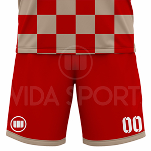 ชุดฟุตบอลแบบซับลิเมชั่น เสื้อและกางเกงขาสั้นสั่งทำได้ คุณภาพสูง ชุดกีฬา ผู้ผลิต OEM ODM - Product Image 6