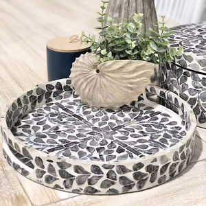 ถาดรองแม่ไข่มุกแฮนด์เมดแบบยั่งยืนถาดเสิร์ฟของตกแต่งเป็นมิตรกับสิ่งแวดล้อมน้ำหนักเบาทนทาน - Product Image 2