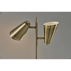 Lampe de table moderne en laiton avec abat-jour amovible de qualité supérieure, multifonctionnelle et durable, éclairage écologique pour la décoration de la maison Diwali - Product Image 4