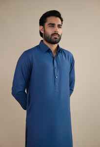 OEM ODM Vente en gros Usine Hommes Décontracté Grande Taille Pakistanais Musulman Shalwar Kameez Uni Vierge Ethnique Ensemble 2 Pièces Mariage - Product Image 5