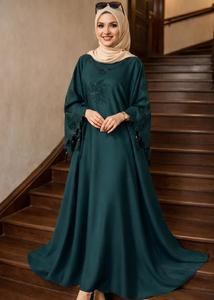 Nouvelle Collection Abaya 2026 Robes Modestes Abaya Simple et Fermée Abaya Unie Robe Musulmane Femme Vêtements Islamiques Robe Femme en Lin - Product Image 5