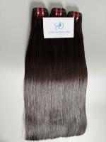 Extensions de cheveux humains vierges Remy bruts vietnamiens, style ondulé naturel, trame fine, double trame machine, lots de mèches