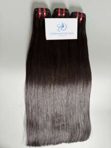 Extensions de cheveux humains vierges bruts vietnamiens, style ondulé naturel, cuticule machine, super double trame, lots - Product Image 2