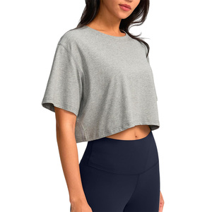Womens Sports Tops With Custom Embroidery Athletic Gym Shirts OEM Manufacturing Pakistan Export Supply - Product Image 1