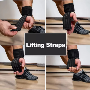Correas de Protección para Levantamiento de Pesas de Gimnasio, Antideslizantes, Ajustables, de Poliéster, Hechas a Medida, con Logotipo, Tamaño y Color Personalizados, Venta al Por Mayor - Product Image 5