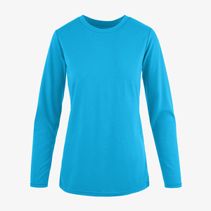 Chemises d'hôpital pour femmes, best-sellers OEM, en coton et polyester, manches longues, à porter sous les blouses, en vente. - Product Image 1