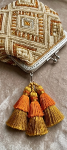 Bohemian Fabric Wall Hanging With Tassels Rectangle Indoor Home Decor Living Room Art Decorative Textile Fringe Ornament - Product Image 3