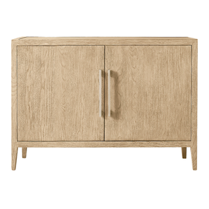 Modern Teak <b>Sideboard</b> Midcentury Design Storage Cabinet with Wooden Handles and Tapered <b>Legs</b> for Living Room Furniture - Product Image 3