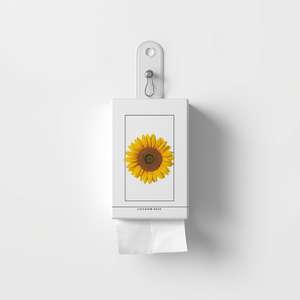 Emballage de papier absorbant à tirage vertical avec dessus transparent et crochet, serviettes en papier douces interpliées, export en vrac - Product Image 1