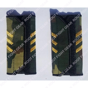 Épaulettes d'uniforme d'Albanie personnalisées brodées de premier choix, insignes de grade, écussons d'épaule sur mesure - Product Image 6