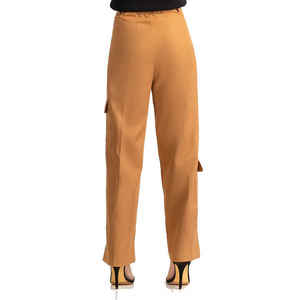 Pantalon d'hiver en toile pour femme, léger, extensible, avec cordon de serrage, poches, respirant, séchage rapide, écologique, design unique, vente en gros - Product Image 3